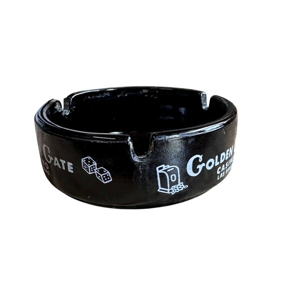 Golden Gate Casino Las Vegas Vintage Ashtray 1946-Present Vintage Las Vegas - Picture 2 of 6